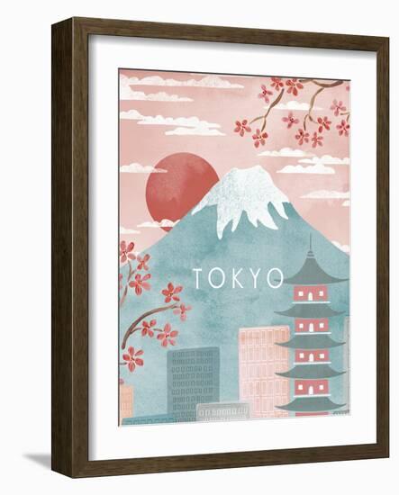 A Postcard From Tokyo-Clara Wells-Framed Art Print