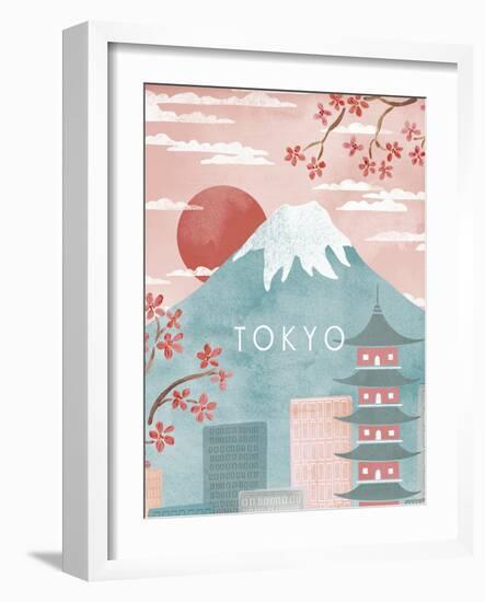 A Postcard From Tokyo-Clara Wells-Framed Art Print