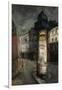 A Poster Column, Paris-Yuzo Saeki-Framed Giclee Print