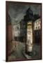 A Poster Column, Paris-Yuzo Saeki-Framed Giclee Print