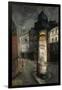 A Poster Column, Paris-Yuzo Saeki-Framed Giclee Print