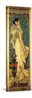 A Poster for Sarah Bernhardt's Farewell American Tour, 1905-1906, C.1905-Alphonse Mucha-Stretched Canvas