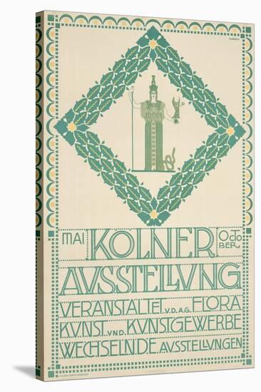 A Poster for the 1905 Cologne Art Festival, 1905-Joseph Maria Olbrich-Stretched Canvas