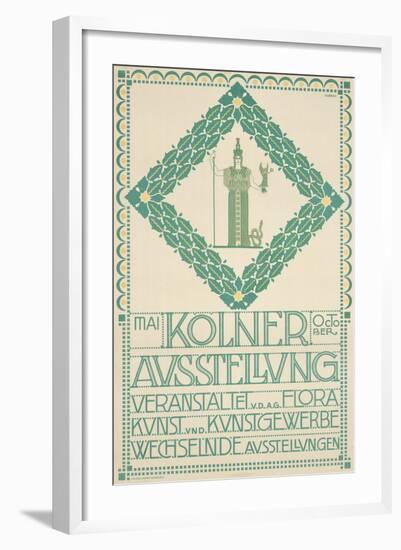 A Poster for the 1905 Cologne Art Festival, 1905-Joseph Maria Olbrich-Framed Giclee Print