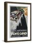 A Poster for the Monte Carlo Rally of January 1930-null-Framed Art Print