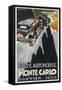 A Poster for the Monte Carlo Rally of January 1930-null-Framed Stretched Canvas