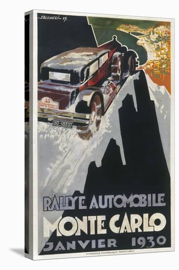 A Poster for the Monte Carlo Rally of January 1930-null-Stretched Canvas