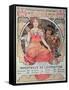 A Poster for the World Fair, St. Louis, United States, 1904 (Lithograph)-Alphonse Marie Mucha-Framed Stretched Canvas