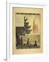 A Poster Showing Three French Soldiers Looking at an Allegorical Church in the Distance-null-Framed Giclee Print