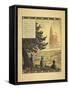 A Poster Showing Three French Soldiers Looking at an Allegorical Church in the Distance-null-Framed Stretched Canvas