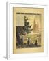 A Poster Showing Three French Soldiers Looking at an Allegorical Church in the Distance-null-Framed Giclee Print