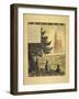 A Poster Showing Three French Soldiers Looking at an Allegorical Church in the Distance-null-Framed Giclee Print