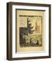 A Poster Showing Three French Soldiers Looking at an Allegorical Church in the Distance-null-Framed Giclee Print