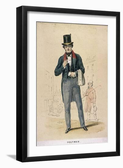 A Postman, 1855-Day & Son-Framed Giclee Print