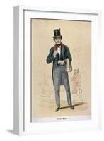 A Postman, 1855-Day & Son-Framed Giclee Print