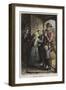 A Postman Delivering Mail to a House on Valentine's Day-George Bernard O'neill-Framed Giclee Print