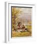 A Posy for Mother, 1867 (W/C on Paper)-William Stephen Coleman-Framed Giclee Print