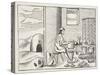 A Potter, from 'Orbis Sensualium Pictus', Pub. 1658-John Amos Comenius-Stretched Canvas
