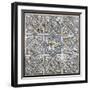 A Pottery Tile Panel-null-Framed Giclee Print