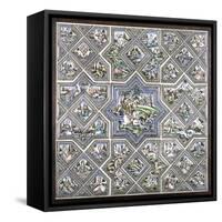 A Pottery Tile Panel-null-Framed Stretched Canvas
