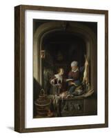 A Poulterer's Shop, C. 1670-Gerard Dou-Framed Giclee Print