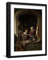 A Poulterer's Shop-Gerard Dou-Framed Giclee Print