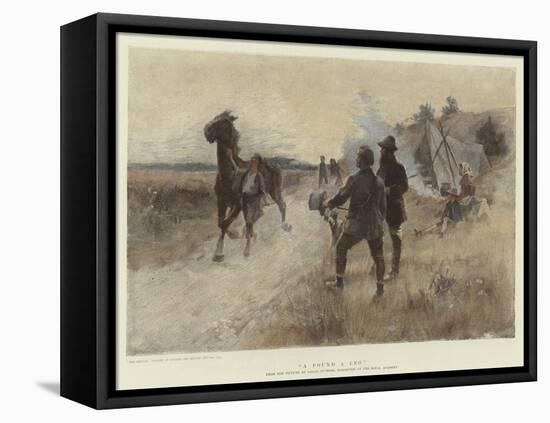 A Pound a Leg-Leghe Suthers-Framed Stretched Canvas