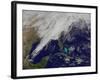 A Powerful Cold Front Moving from the Central United States to the East Coast-null-Framed Photographic Print
