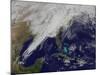 A Powerful Cold Front Moving from the Central United States to the East Coast-null-Mounted Photographic Print