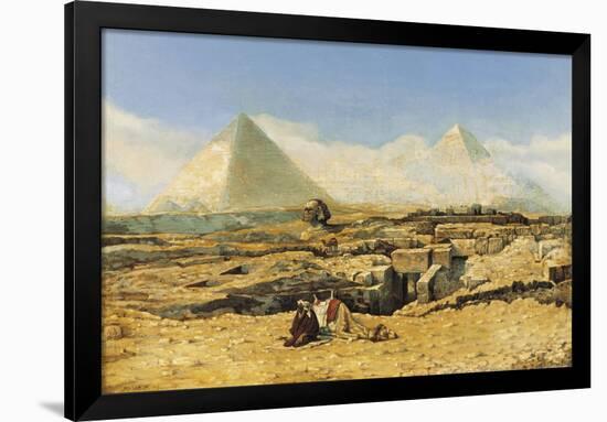 A Prayer by the Sphinx-Marius Alexander Bauer-Framed Giclee Print