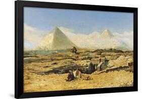 A Prayer by the Sphinx-Marius Alexander Bauer-Framed Giclee Print