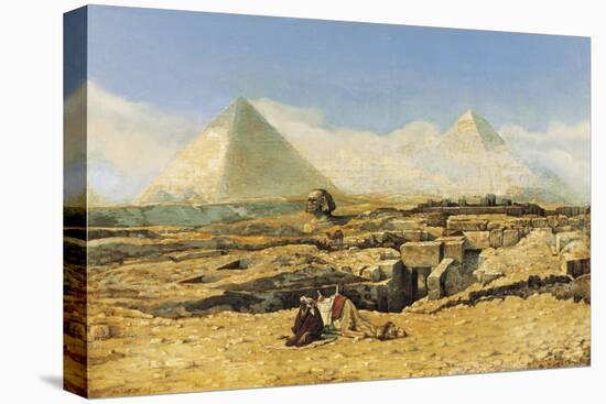 A Prayer by the Sphinx-Marius Alexander Bauer-Stretched Canvas