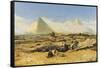 A Prayer by the Sphinx-Marius Alexander Bauer-Framed Stretched Canvas