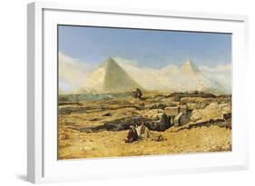 A Prayer by the Sphinx-Marius Alexander Bauer-Framed Giclee Print