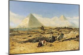 A Prayer by the Sphinx-Marius Alexander Bauer-Mounted Giclee Print