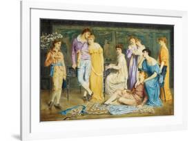 A Prelude by Bach, 1868-Simeon Solomon-Framed Giclee Print