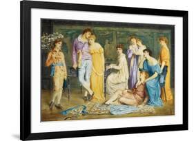 A Prelude by Bach, 1868-Simeon Solomon-Framed Giclee Print