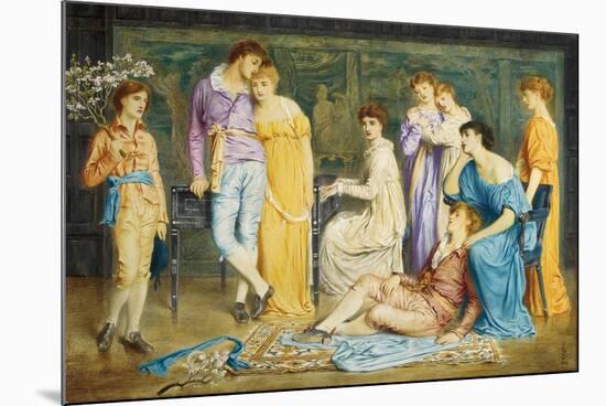 A Prelude by Bach, 1868-Simeon Solomon-Mounted Giclee Print