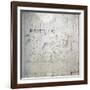 A preparatory drawing for a tomb relief depicting a horse and chariot-null-Framed Giclee Print