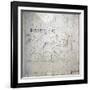 A preparatory drawing for a tomb relief depicting a horse and chariot-null-Framed Giclee Print