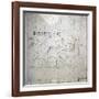 A preparatory drawing for a tomb relief depicting a horse and chariot-null-Framed Giclee Print