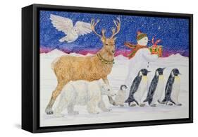 A Present for Santa-Catherine Bradbury-Framed Stretched Canvas