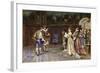 A Presentation of Henri IV of France at the Court of Marguerite Valois, 1887-Giuseppe Aureli-Framed Giclee Print