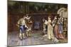 A Presentation of Henri IV of France at the Court of Marguerite Valois, 1887-Giuseppe Aureli-Mounted Giclee Print