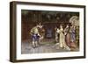 A Presentation of Henri IV of France at the Court of Marguerite Valois, 1887-Giuseppe Aureli-Framed Giclee Print