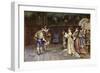 A Presentation of Henri IV of France at the Court of Marguerite Valois, 1887-Giuseppe Aureli-Framed Giclee Print