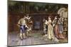 A Presentation of Henri IV of France at the Court of Marguerite Valois, 1887-Giuseppe Aureli-Mounted Giclee Print