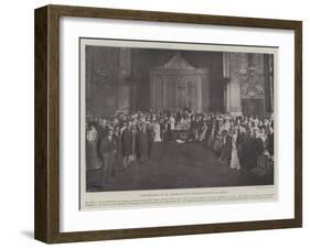 A Presentation to Mr Seddon by New Zealand Colonists in London-null-Framed Giclee Print