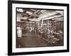 A Press Room at the McCall Publishing Co., New York, 1913-Byron Company-Framed Giclee Print