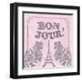 A Pretty and Pink Eiffel-Morgan Yamada-Framed Art Print